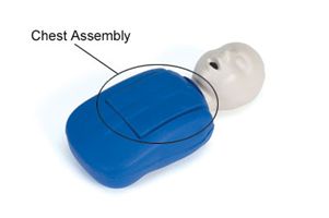 CPR Prompt Blue Coated Infant Chest Assembly