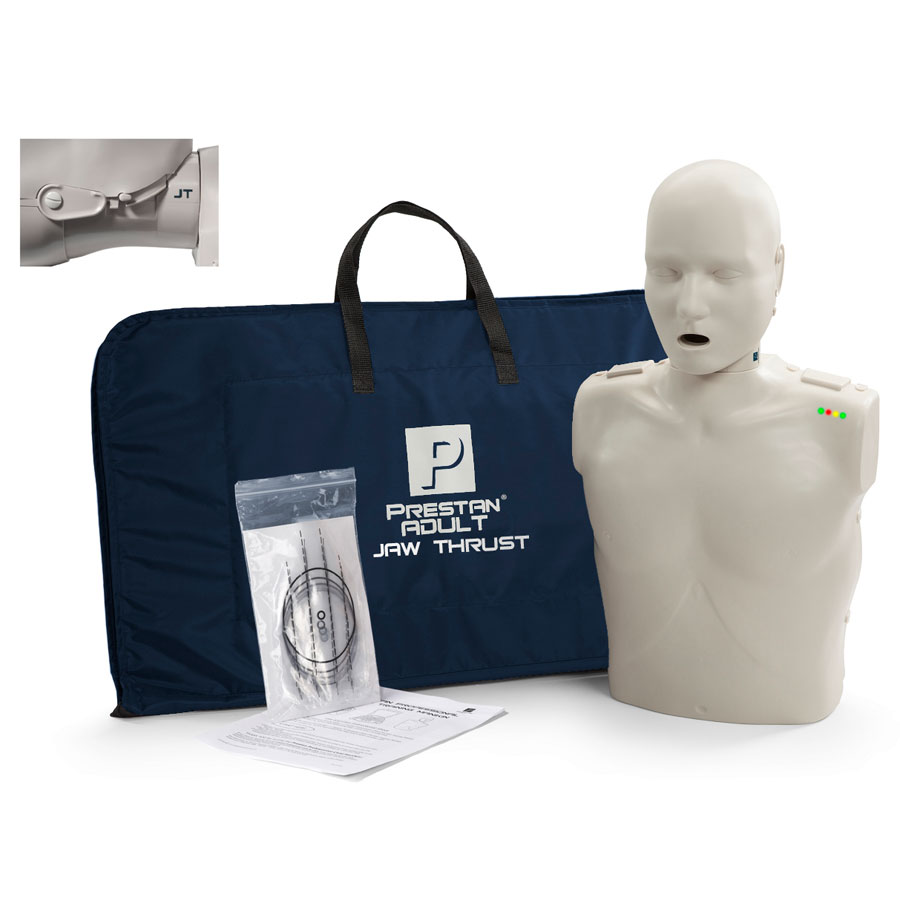 Prestan Adult Jaw Thrust CPR-AED Training Manikin with CPR Monitor